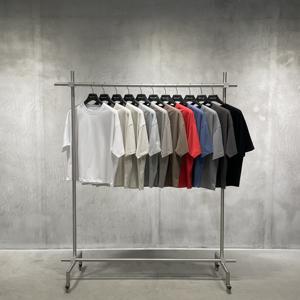 T-shirt <span class=keywords><strong>3D</strong></span> Puff Boxy avec logo personnalisé, <span class=keywords><strong>impression</strong></span> sérigraphique, coton lourd, manches courtes, taille plus, t-shirts boxy - Product Image 3