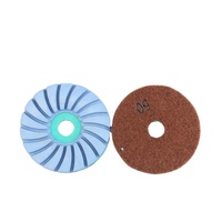 Disque de polissage diamanté JDK 4 pouces pour sols, utilisation humide/sèche, résine/granit/quartz/béton, pierre d'ingénierie, OEM personnalisé, grain extra fin