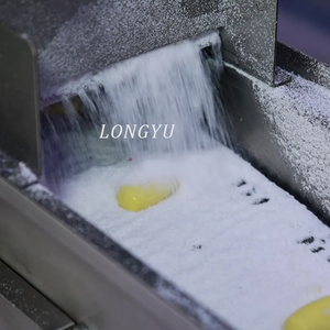 LONGYU Ligne de production de fromage, de riz, de snacks Ligne de production automatique Machine de fabrication de <span class=keywords><strong>croquettes</strong></span> Kubba, de fromage frit - Product Image 4