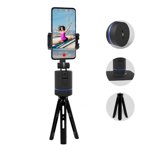 Gimbal Selfie 360หมุนหุ่นยนต์กล้องวิดีโอยิงสมาร์ทอัตโนมัติติดตามวัตถุผู้ถือโทรศัพท์