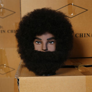 หัวตุ๊กตาสำหรับฝึกทำผมแบบถักเปียสำหรับผู้ชายร้าน<span class=keywords><strong>ตัดผม</strong></span>แบบแอฟริกัน - Product Image 1