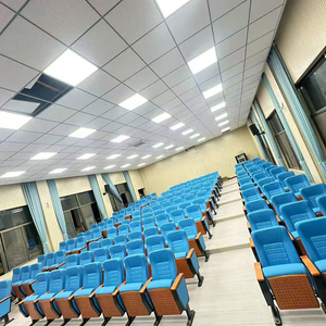 Silla <span class=keywords><strong>de</strong></span> Auditorio Plegable Moderna <span class=keywords><strong>de</strong></span> Tela con Tablero <span class=keywords><strong>de</strong></span> Escritura Multifuncional para Salas <span class=keywords><strong>de</strong></span> Conferencias <span class=keywords><strong>y</strong></span> Reuniones Empresariales - Product Image 2