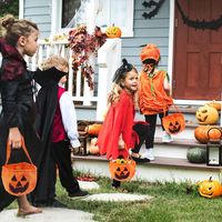 Panier à bonbons et seau de sorcière en non-tissé pour Halloween 2026
