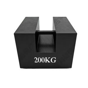 Pesa de prueba estándar de hierro chapado en acero Veidt M2 200kg para básculas y elevadores - Product Image 4