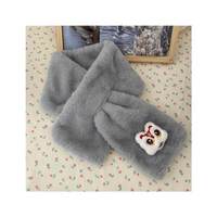 Nouveau cache-cou carré en peluche style danse du lion chinois, mignon, traditionnel, chaud, croisé, tendance pour étudiants