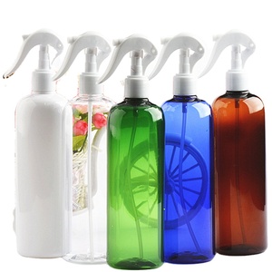 Échantillon GRATUIT Bouteille en plastique PET vide de 250 ml, 300 ml, 500 ml, bleue, ambrée, à épaule ronde, type Boston, pour eau, avec bouchon noir, blanc ou transparent, mini - Product Image 5