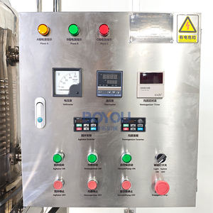 Tanque de mezcla 100 litros 500 litros tapa fija mezclador emulsionante al vacío para la fabricación de champú en crema cosmética - Product Image 6