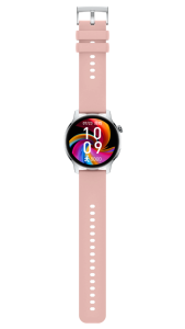 Montre connectée S46 avec fonction d'appel, écran tactile rond, fréquence cardiaque, sport, <span class=keywords><strong>bracelet</strong></span> doré, montre connectée pour femmes, livraison directe d'usine - Product Image 6