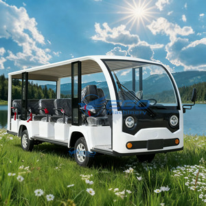 Autobús Turístico Eléctrico Clásico de 8-14 Plazas, 4 Ruedas, Estructura de Acero, Batería de Plomo-Ácido, en Oferta - Product Image 4