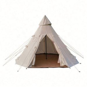 Hot Sale Lightweight 3-Person Oxford Fabric Tipi Tent for Family Team Outdoor <b>Backpacking</b> & Camping - Product Image 3