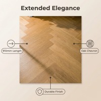 Vollständig Stickstoffbehandelter Eichen-Fischgrät-Engineered-Bodenbelag 910X125X14,5/1,2mm Größe für Open-Plan-Wohnräume Außen- und Parknutzung