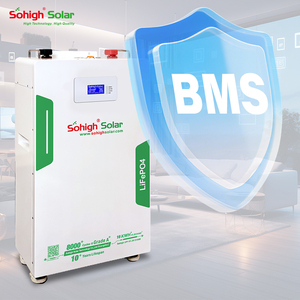 Batterie au lithium rechargeable Sohigh Solar Simple Monitoring LiFePO4 51,2 V 16 kWh, qualité supérieure, plus de 8000 cycles, montage mural, hors réseau/hybride - Product Image 3