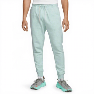 Pantalones Deportivos para Hombre, Color Azul Claro, Cintura Elástica con Cordón, Transpirables, con Bolsillos Laterales, Tejido de Algodón, Estilo Otoño 2027 - Product Image 1