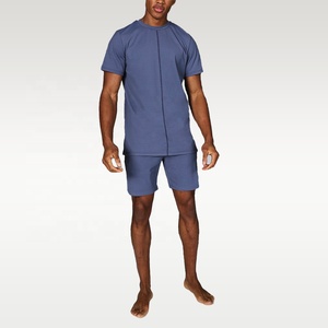 custom polyester short set sweat suit jacket summer shorts suits for men - Product Image 1