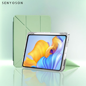 SYX thời trang mới Y Gấp bìa chống bụi bẩn Trọng lượng nhẹ cao cấp PU da thông minh Bìa trường hợp thông minh máy tính bảng bảo vệ trường hợp - Product Image 6