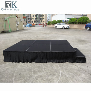 Scène pliable pour spectacles en intérieur, plateforme de scène pour hôtel, tapis de scène pour événements, mariages, banquets, écoles - Product Image 2