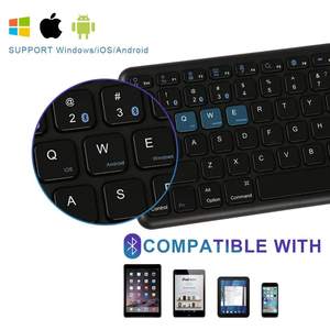 Mini clavier sans fil Bluetooth, clavier Azerty avec pavé tactile pour Lenovo G560 - Product Image 2