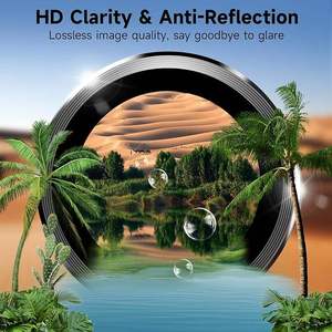 Protection d'objectif d'appareil photo en verre trempé HD personnalisée, en métal 9H, compatible avec iPhone 17, 17 Pro, 16, 16 Pro Max, antichoc – Offre Spéciale - Product Image 2