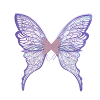 Ailes de papillon pour enfants et adultes, accessoires de spectacle pour les fêtes des filles, décorations d'ailes d'ange