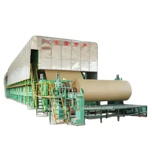 HAO ZHENG tarafından yapılan 2400 mm fourfourcorrugated oluklu kağıt yapma makinesi ambalaj kağıdı makinesi
