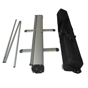 Support de bannière enroulable Gegebu en alliage d'aluminium, pliable, pour les magasins de détail et les expositions - Product Image 2