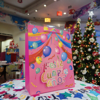 Lot de 100 sacs cadeaux pour fête d'anniversaire d'enfants, en carton ivoire, biodégradables, écologiques, réutilisables, durables, pour bougies