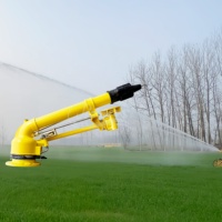 Pistolet de pluie agricole en métal à usage intensif Titans avec buses secondaires pivotantes et pulvérisation longue portée de 50m Fabricant OEM