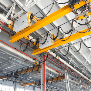 رافعة علوي واسعة النطاق مزدوجة المعيار الأوروبي 20 طن نوع رافعة علوي مع جهاز تحكم عن بعد لاسلكي - Product Image 4