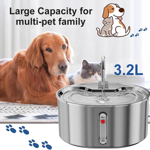 Dispensador de Agua Automático para Mascotas, Nuevo de Fábrica, Lujoso, de Acero Inoxidable de 3.2L, con Carga Inteligente, Bomba Ultrasilenciosa, Ecológico - Product Image 2