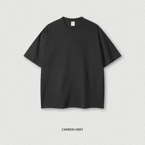 제조 남자의 티셔츠 하이 퀄리티 스트리트웨어 빈 티셔츠 300 gsm 100% 면 헤비 웨이트 프린트 로고 티셔츠 남성용