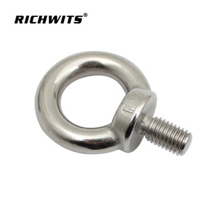 สลักเกลียวตาไก่ RICHWITS DIN580 304 สแตนเลสสตีล หัวกลม สำหรับยกของ ใช้งานทั่วไป ผิวเงา - Product Image 4