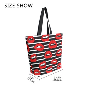 Distributor Customized <b>Sublimation</b> Textile Printing Canvas Handbag Tote Bag Reusable Women Girls Hand Bag - Product Image 3