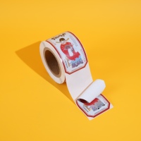 PP Adhesive Sticker Printing Custom Logo Barcode Roll Labels Waterproof Eco-Friendly Ink Jet Label for Gift & Craft