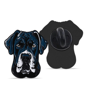 Fourniture de portrait de chien ensemble de badges en émail doux diverses races au format de dessin animé stylisé pour la culture des animaux de compagnie Merch cadeau dérivé personnalisé - Product Image 3