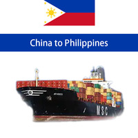 Transitaire maritime Chine-Philippines, agent d'expédition de fret FCL LCL avec transit de 5 à 15 jours, stockage et assurance