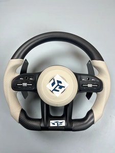 Volant en fibre de carbone LED noir piano personnalisé, style amélioré, pour Mercedes-Benz Classe A/B/C/E/G/S, CL, GL, <span class=keywords><strong>SL</strong></span>, <span class=keywords><strong>AMG</strong></span> GT - Product Image 2