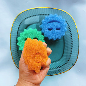 Vendita calda 3 in 1 confezione di Esponjas piatto Scrub Scrub papà Scrub mamma spugne piatto Scrubber - Product Image 4