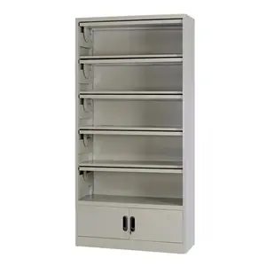 Mobilier en acier de style moderne Offre Spéciale équipement scolaire <span class=keywords><strong>bibliothèque</strong></span> <span class=keywords><strong>présentoir</strong></span> de journaux et de magazines <span class=keywords><strong>bibliothèque</strong></span> Journal étagère - Product Image 1