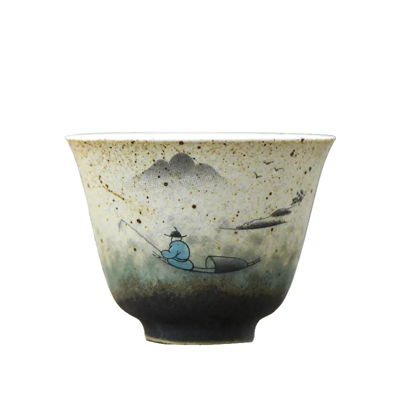 Taza de té de cerámica china de piedra, 75ml, Amazon Aliexpress Zen