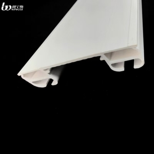 Rail de <span class=keywords><strong>rideau</strong></span> moderne en <span class=keywords><strong>PVC</strong></span> Boningsi SL2, anti-rouille, robuste, longueur personnalisable, <span class=keywords><strong>pour</strong></span> salon, mariage, Bar Mitzvah, contemporain - Product Image 3