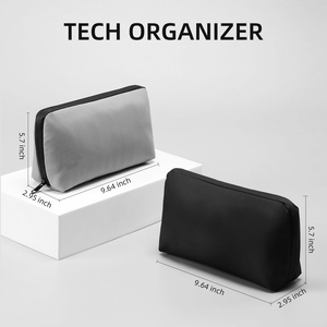 กระเป๋าใส่แบตเตอรี่อเนกประสงค์ดิจิตอลขนาด20000มิลลิแอมป์ต่อชั่วโมงกันน้ำหูฟังไนล่อนกล่องเก็บสายดิจิตอลสำหรับเดินทางและอุปกรณ์ - Product Image 4