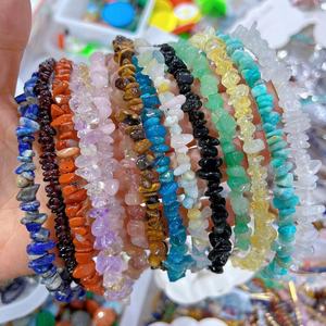 Serre-tête de mariée tendance fait main avec cristaux naturels colorés et pierres, bijou pour femme - Product Image 5