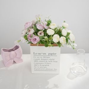 Bonsái de flor de cerezo artificial de alta calidad, la última maceta de Arte de hierro bohemio para graduación y decoraciones de Halloween - Product Image 1