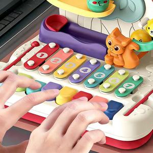 Jouet musical 7 en 1 multifonctionnel pour bébé, <span class=keywords><strong>piano</strong></span> musical, jouet sensoriel éducatif - Product Image 4