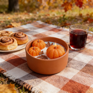 LANJO Festive Atmosphere Pumpkin Spice Aroma Smokeless <b>Candles</b> Long Lasting Aromatherapy - Product Image 1