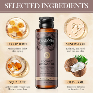 Olio Essenziale Multiuso OEM SADOER Rilassante Lenitivo Allevia Tensione Organico alla Rosa per Viso Capelli Corpo Unghie Cura e Massaggio - Product Image 2