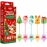 Op maat gemaakte OEM Bluetooth muziek lolly zingende snoepjes leuke kindersnack gepersonaliseerde smaak liedjes muziek lolly snoep