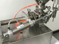 Machine de remplissage semi-automatique à piston pour crème, lotion, shampoing, JERRYPACK JBZ-1000A, 10 ml-5000 ml, tête simple, pneumatique