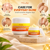 Crème Visage Hydratante Éclaircissante à Large Spectre SPF, Vitamine C, Lotion et Crème de Beauté Carotone pour le Visage, Marque Privée