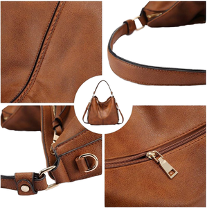 Tassel Pendant <b>Laptop</b> Shoulder Custom Logo Tote <b>Bag</b> Personalized Crossbody Set PU <b>Leather</b> <b>Bag</b> <b>Women</b> Handbag With Zipper - Product Image 4